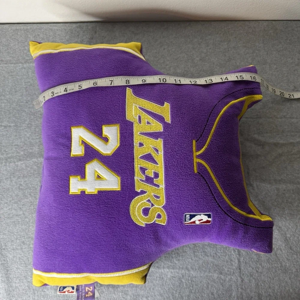 NBA Laker Kobe Bryant Jersey Shape Throw Pillow Room Decor 24‎ Collectible
